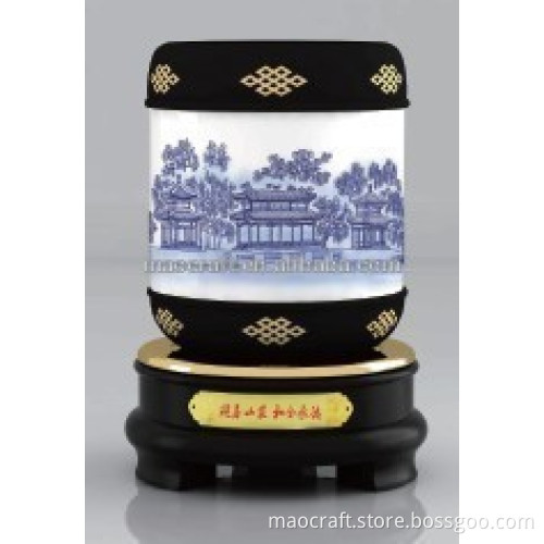 Top grade China Traditional Activated Carbon Porcelain Pen Container(Shui xin xie ) crafts for business gifts